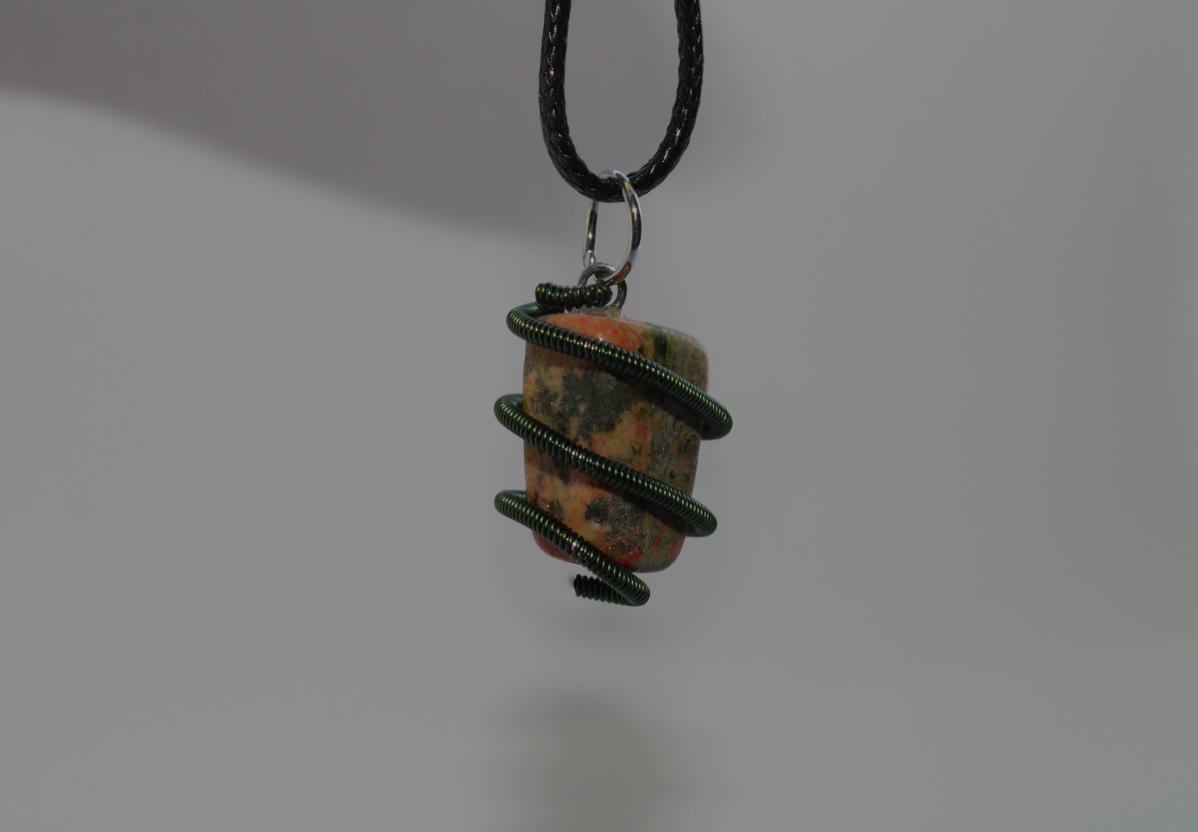 Wire Wrapped Crystal Necklaces