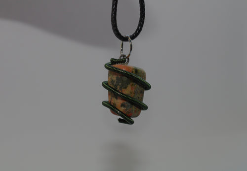 Wire Wrapped Crystal Necklaces