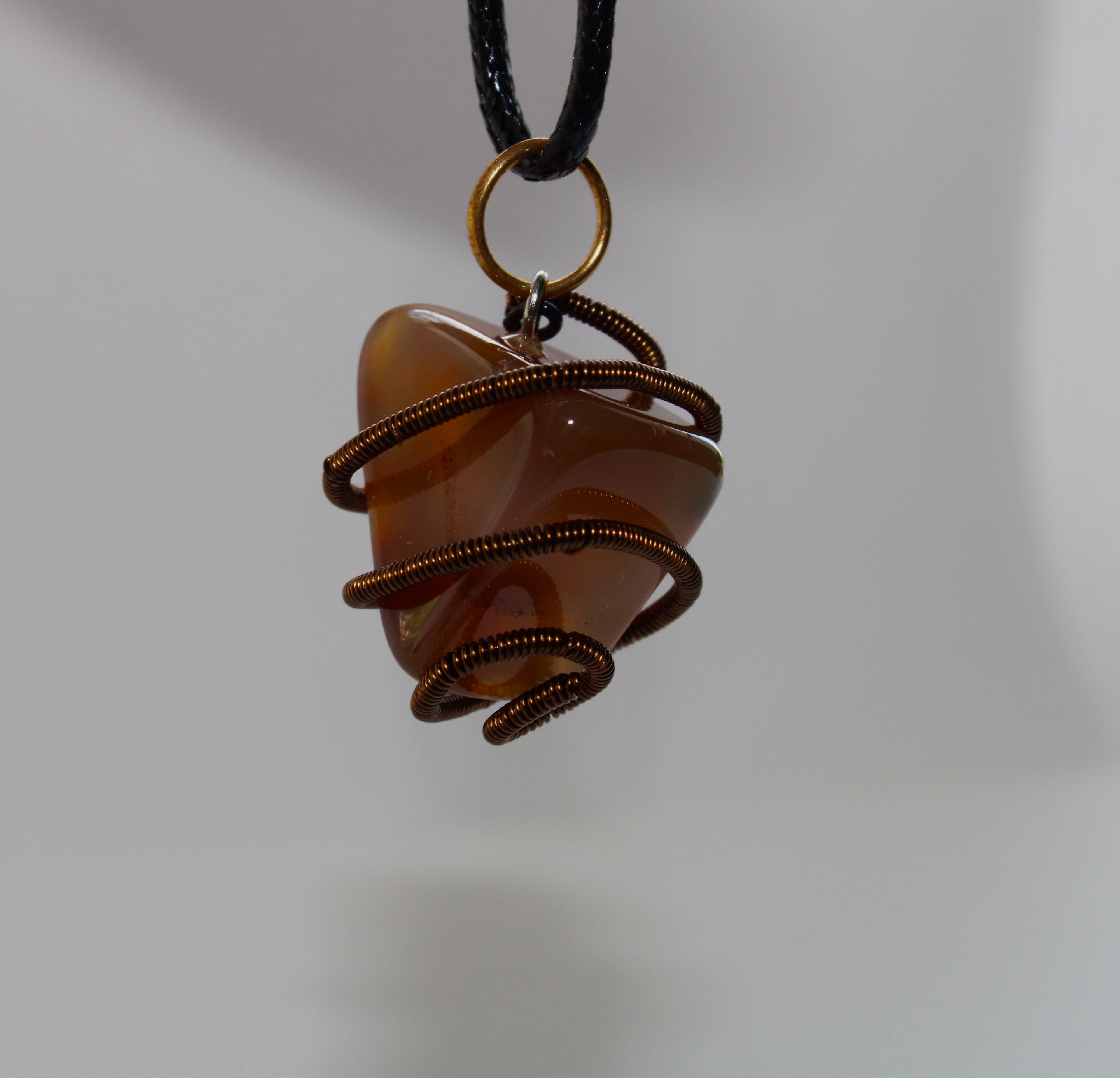 Wire Wrapped Crystal Necklaces